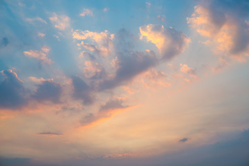 Sunrise sky cloud