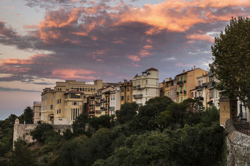 Fototapeta na wymiar Sunset in Monaco