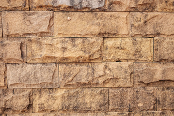 horizontal brown brick