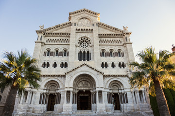 Fototapeta na wymiar Monaco Cathedral