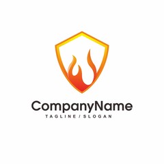 Fire Flame Logo design vector 