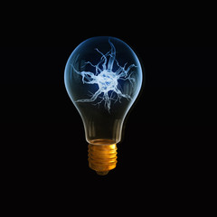 Nerve in light bulb