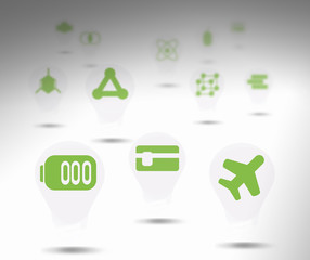 Collection of media icons