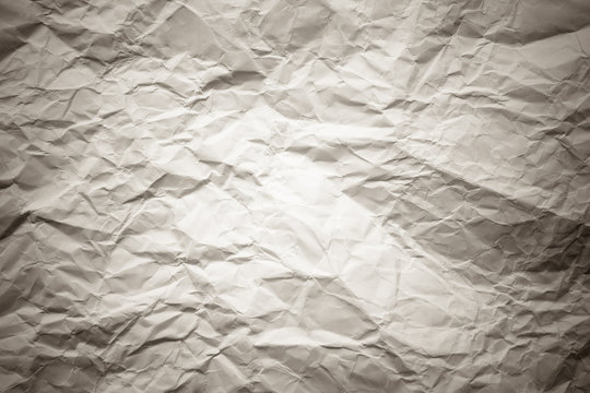 Texture of crumpled paper, Vintage Effect