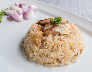 Fish fried rice

