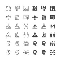 Business icons, included normal and enable state.