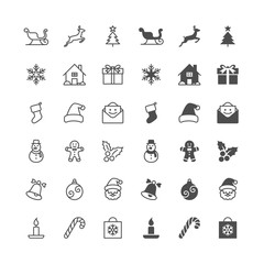 Christmas icons, included normal and enable state.