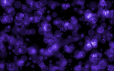 Abstract circular bokeh background