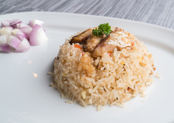 Fish fried rice
