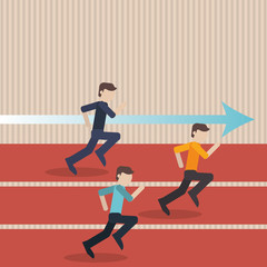 Winner and businessman design