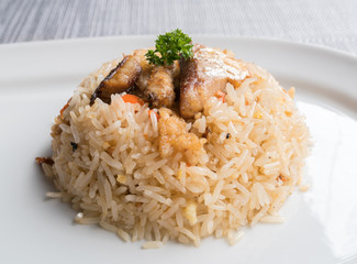 Fish fried rice
