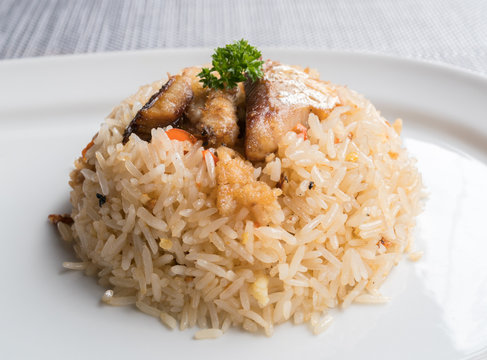 Fish fried rice
