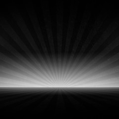 interior with rays pattern background