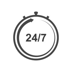 Stopwatch vector icon.