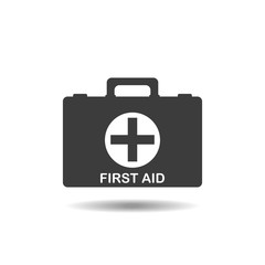 First aid kit vector icon.