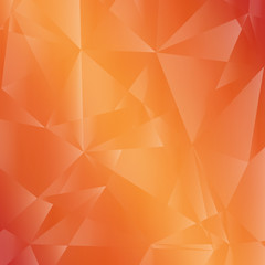 Obraz premium Polygonal design, Oraange Abstract gradient transparency geometrical background
