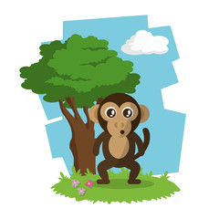 monkey icon design 