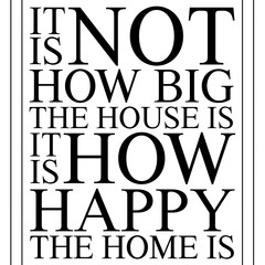 Phrase About  Happy Home