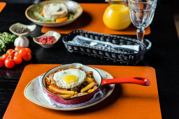 food in the bar