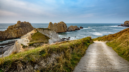 Islets close to the path