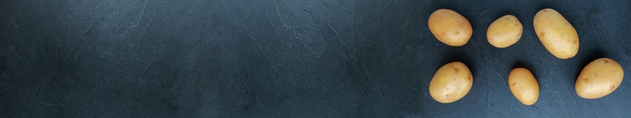 Pommes de terre sur ardoise... carte menu 