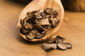 Fototapeta na wymiar black truffle mushroom - gourmet vegetable