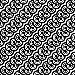 Design seamless monochrome geometric pattern
