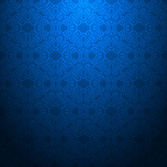 Blue geometric pattern