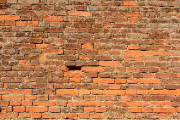 red-orange brick wall 7