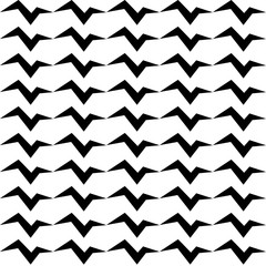 Seamless black and white vector background with abstract geometric shapes. Print. Cloth design, wallpaper.