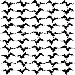 Obraz premium Seamless black and white vector background with abstract geometric shapes. Print. Cloth design, wallpaper.