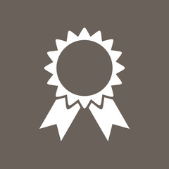 Badge Icon on Dark Gray Color. Eps-10.