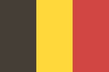 Vector  Belgium flag