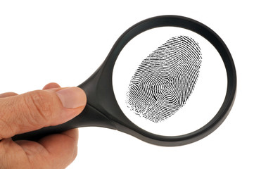 Empreinte digitale à la loupe