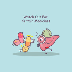 liver watch out for medicines