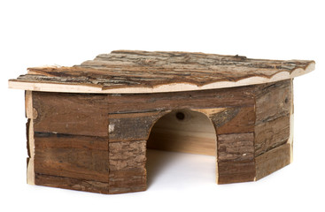 wood shelter for rodent