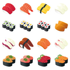 寿司　アイコン　セット