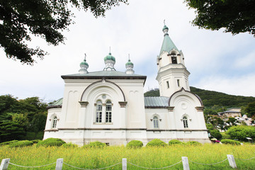 函館ハリストス正教会　初夏　北海道　日本