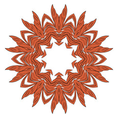 Primitive simple red modern pattern