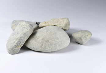 Stone or rock heap with copy space.