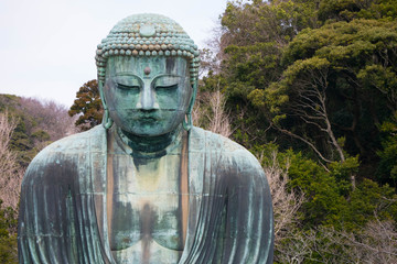 The Great Buddha (Daibutsu) in the Kotoku-in Temple, Kamakura, J