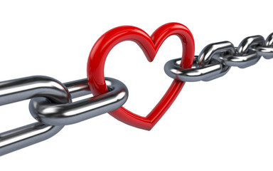 Chained heart
