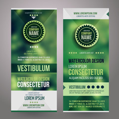 Vector Corporate identity templates design 