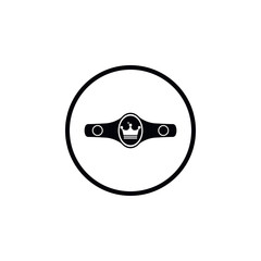 Icon boxing championship belt.