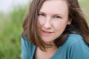 Fototapeta premium Portrait of beautiful woman 