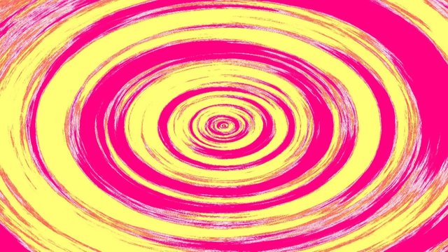 Colorful hypnotic spiral circle. Swirl looping animation.