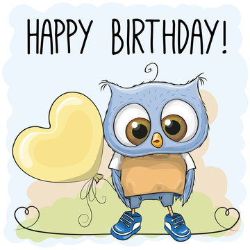 Cute Cartoon Owl Boy