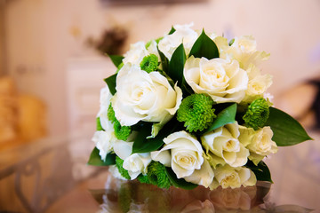 Wedding bouquet of flowers