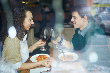 Spending time in restaurant
