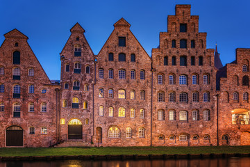 Lübeck bei Nacht